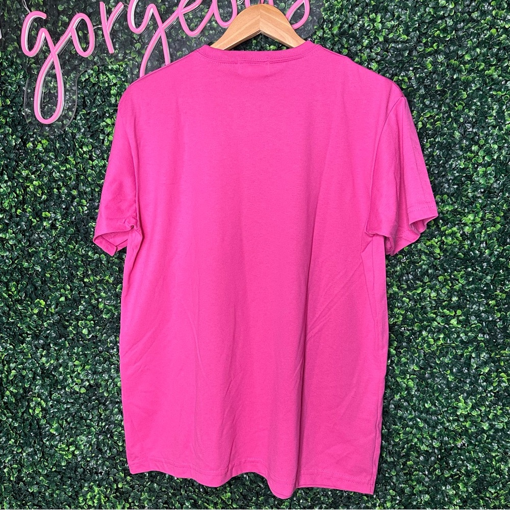 Vintage Ducks Unlimited Pink Graphic Tee Made in Canada Deadstock L - Picture 4 of 4